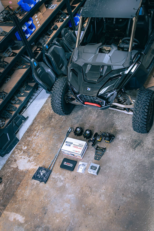 2025 Polaris RZR Pro R 4 Seat Dune Build: PCI Kenwood Radio, Custom Shorty Console & Baja Designs Lighting
