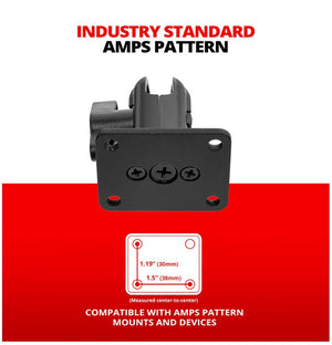 AMPS SHORT REACH ADAPTER | 20MM BALL & SOCKET SYSTEM