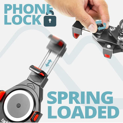 ADVENTURE PHONE HOLDER WITH WIRELESS CHARGING | VIBRATION DAMPENING | 20MM BALL (BAR CLAMP NOT INCLUDED)