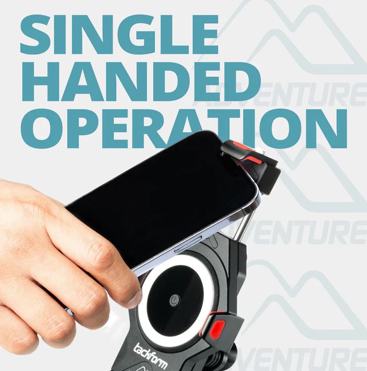 ADVENTURE PHONE HOLDER WITH WIRELESS CHARGING | VIBRATION DAMPENING | 20MM BALL (BAR CLAMP NOT INCLUDED)