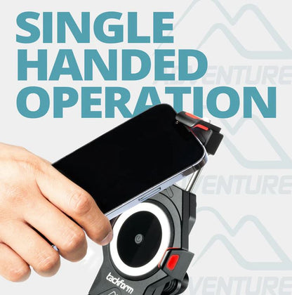 ADVENTURE PHONE HOLDER WITH WIRELESS CHARGING | VIBRATION DAMPENING | 20MM BALL (BAR CLAMP NOT INCLUDED)