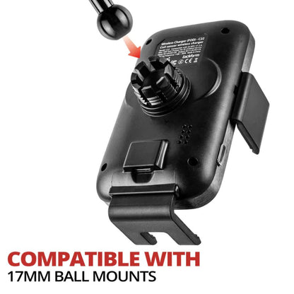 WIRELESS QI CHARGER & PHONE HOLDER | MAGSAFE COMPATIBLE | 20MM BALL