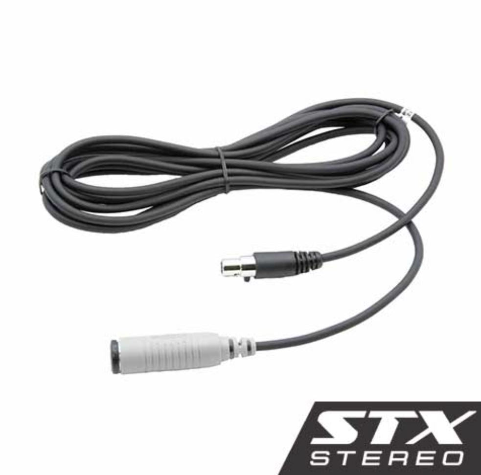 STX STEREO Straight Cable to Intercom (Select Length)