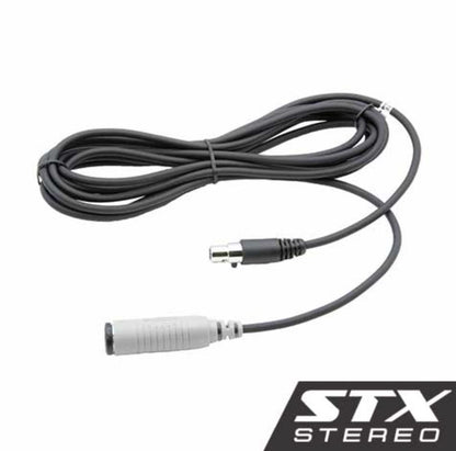 STX STEREO Straight Cable to Intercom (Select Length)