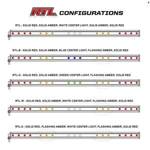 RTL LED Rear Light Bar - Universal