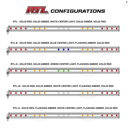RTL LED Rear Light Bar - Universal