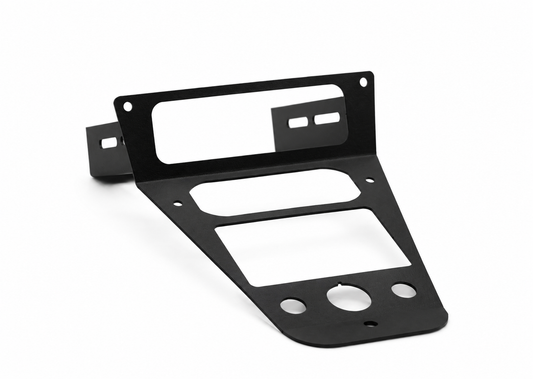 Polaris RZR Pro R Short Console – Rugged Radios + RLB 8-Gang Switch Mount (2020–2024) – StayFlush Motorsports