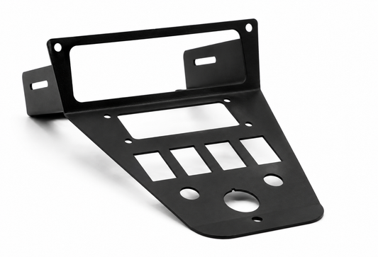 Polaris RZR Pro R Short Console – PCI Radios + 4-Switch Mount (2020–2024) – StayFlush Motorsports