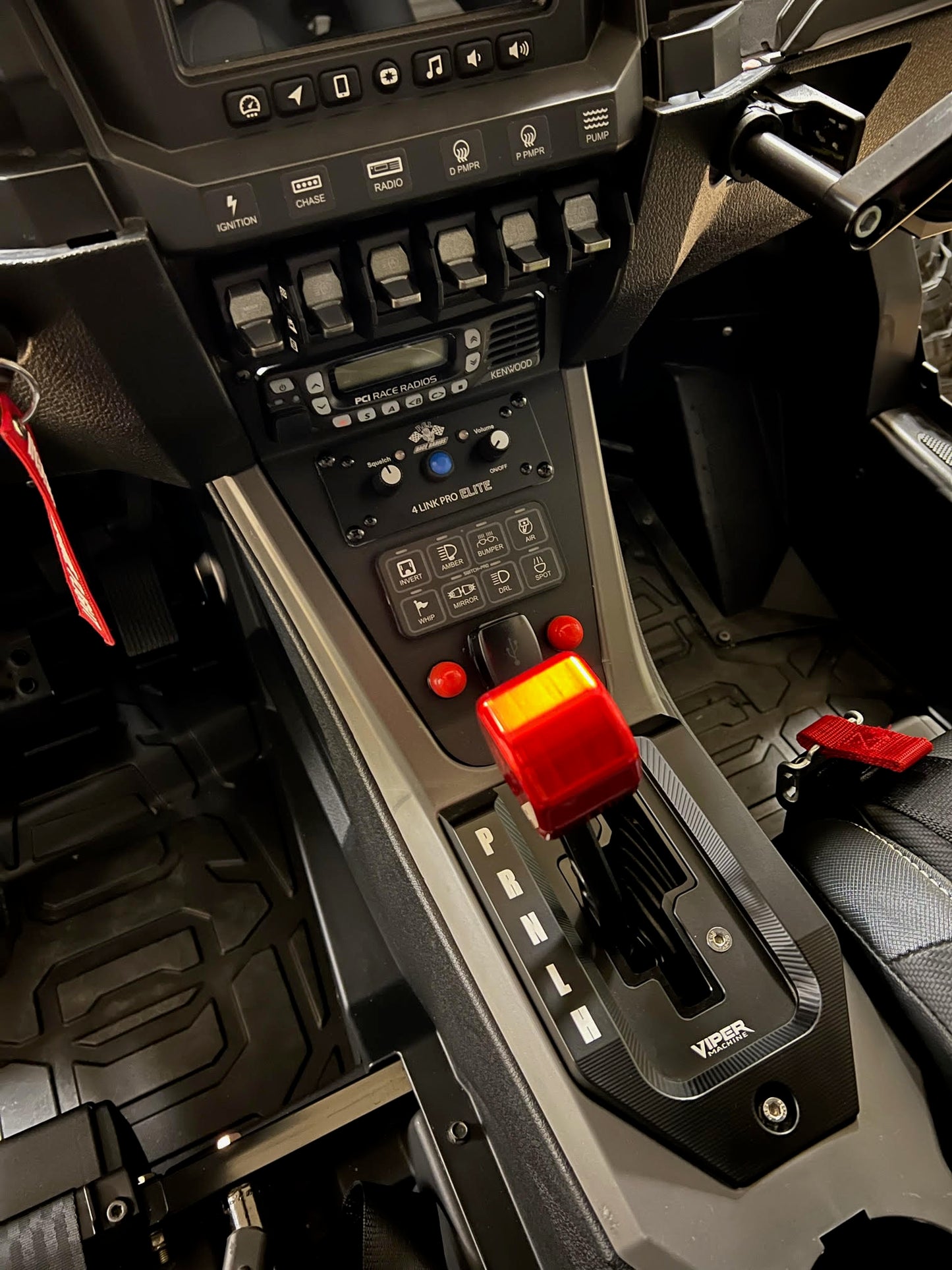 Polaris RZR Pro R Short Console – PCI Radios + Switch-Pros Mount (2020–2024) – StayFlush Motorsports