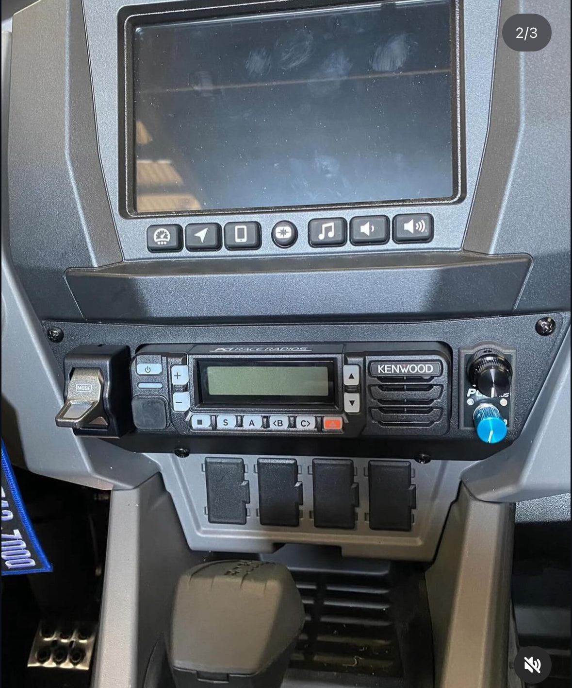 Polaris Pro25 Single Deck Radio Mount Polaris Pro25 Single Deck Radio Mount