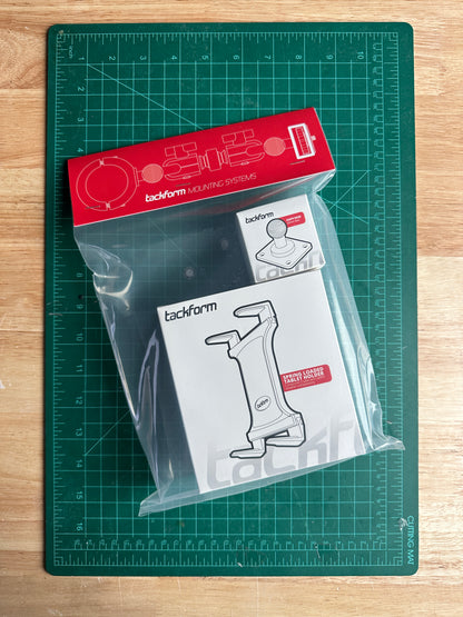 Tackform Tablet Holder | Spring Loaded Grip | 20mm Ball