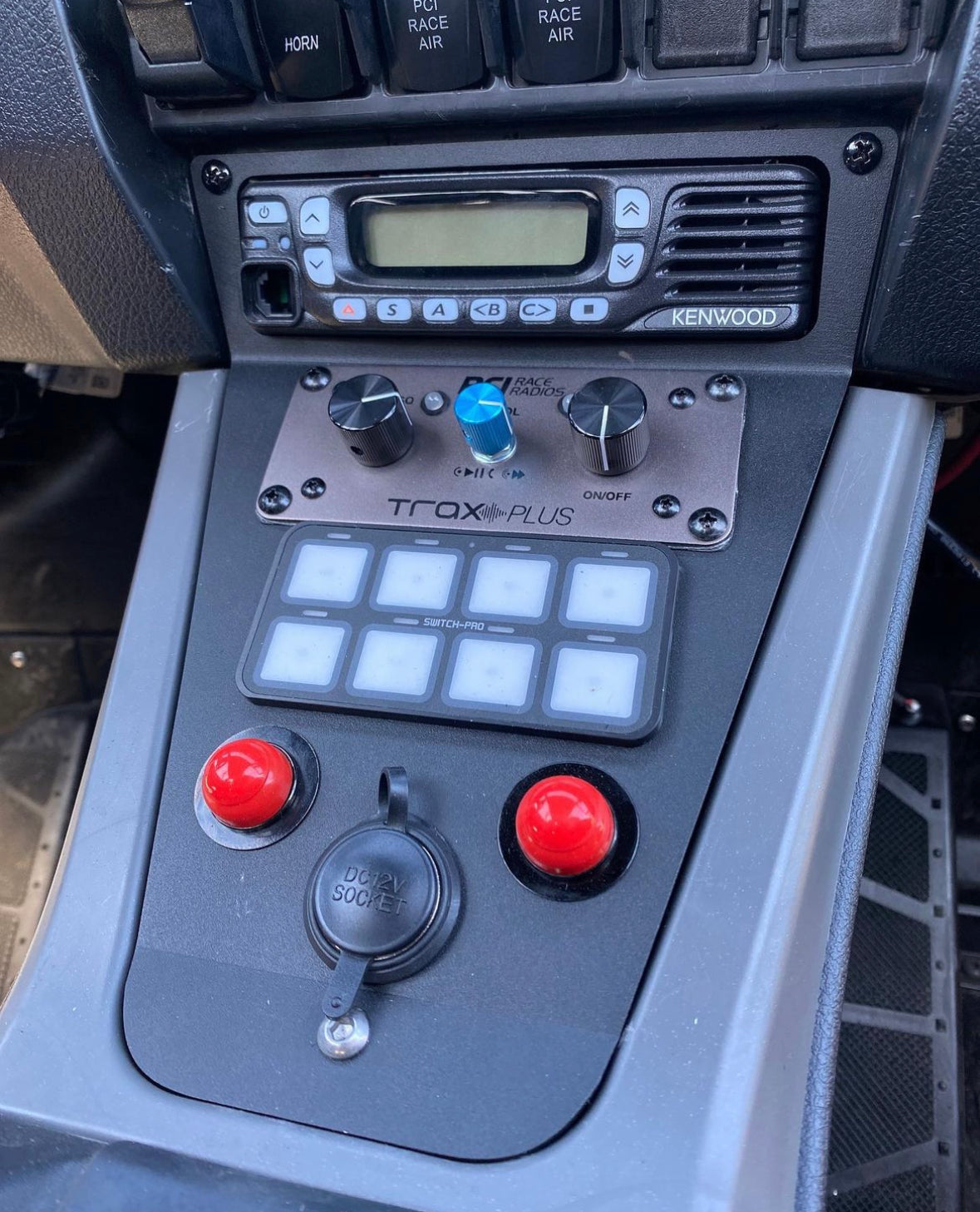 Polaris RZR Pro R Short Console – PCI Radios + Switch-Pros Mount (2020–2024) – StayFlush Motorsports
