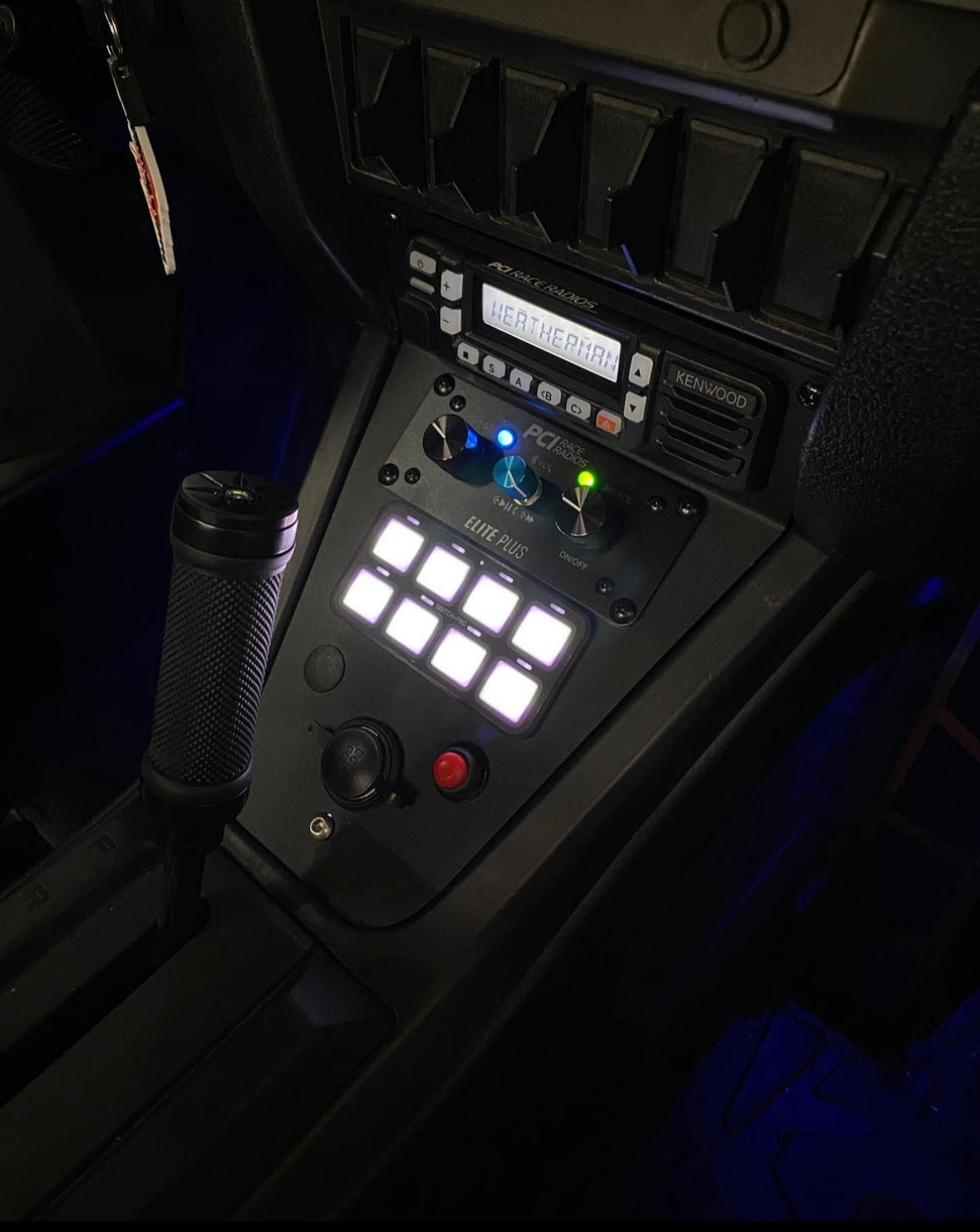 Polaris RZR Pro R Short Console – PCI Radios + Switch-Pros Mount (2020–2024) – StayFlush Motorsports
