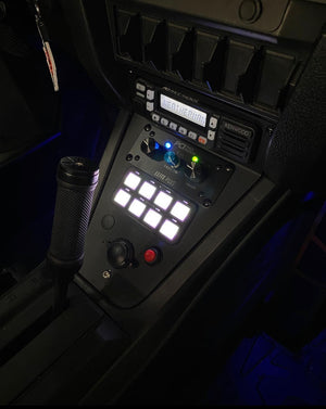 Polaris RZR Pro R Short Console – PCI Radios + Switch-Pros Mount (2020–2024) – StayFlush Motorsports
