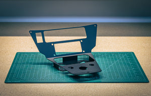 Flush mount for Rugged Radios and Alpha Switchworks in Polaris Pro R