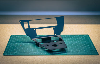 Flush mount for Rugged Radios and Alpha Switchworks in Polaris Pro R