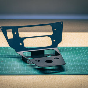 Polaris Pro R 2025 radio and Alpha Switchworks switch panel mount