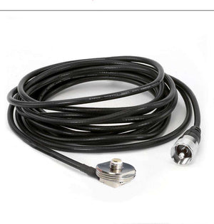 15 Ft Antenna Coax Cable with 3/8 NMO Mount