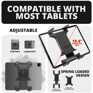 TRAXX™ - Slim Track Dash Bracket With Tablet Mount | 2019+ RAM 1500 (EXCLUDING Classic) & 2019+ RAM 2500/3500