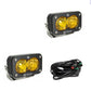 S2 Sport Black LED Auxiliary Light Pod Pair - Universal