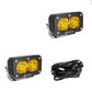 S2 Sport Black LED Auxiliary Light Pod Pair - Universal