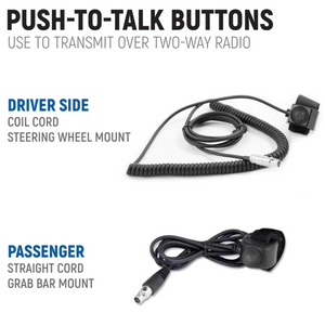 STX STEREO Remote Head Complete Master Communication Kit with Intercom and 2-Way Radio