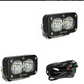 S2 Sport Black LED Auxiliary Light Pod Pair - Universal