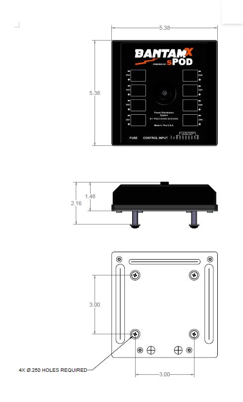 BantamX HD - Switch Panel