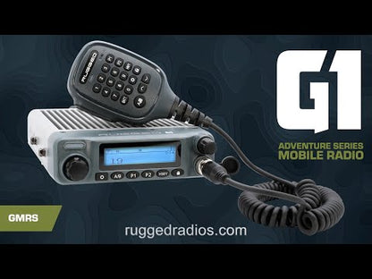 Radio Kit - Rugged G1 ADVENTURE SERIES Waterproof GMRS Mobile Radio with Antenna