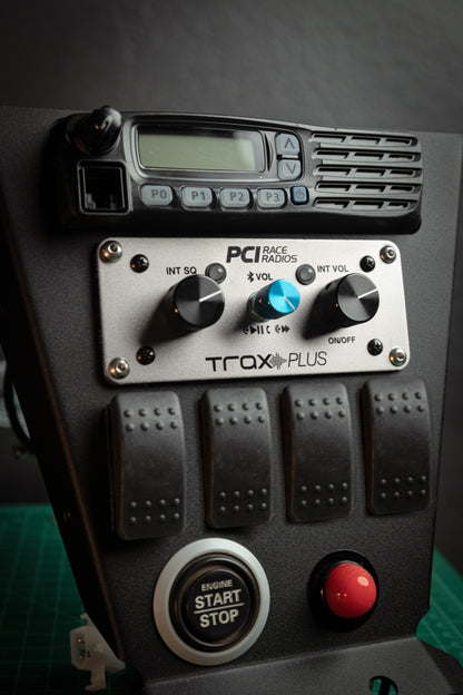 Universal PCI / iCom Radio + 4-Switch Mount – StayFlush Motorsports