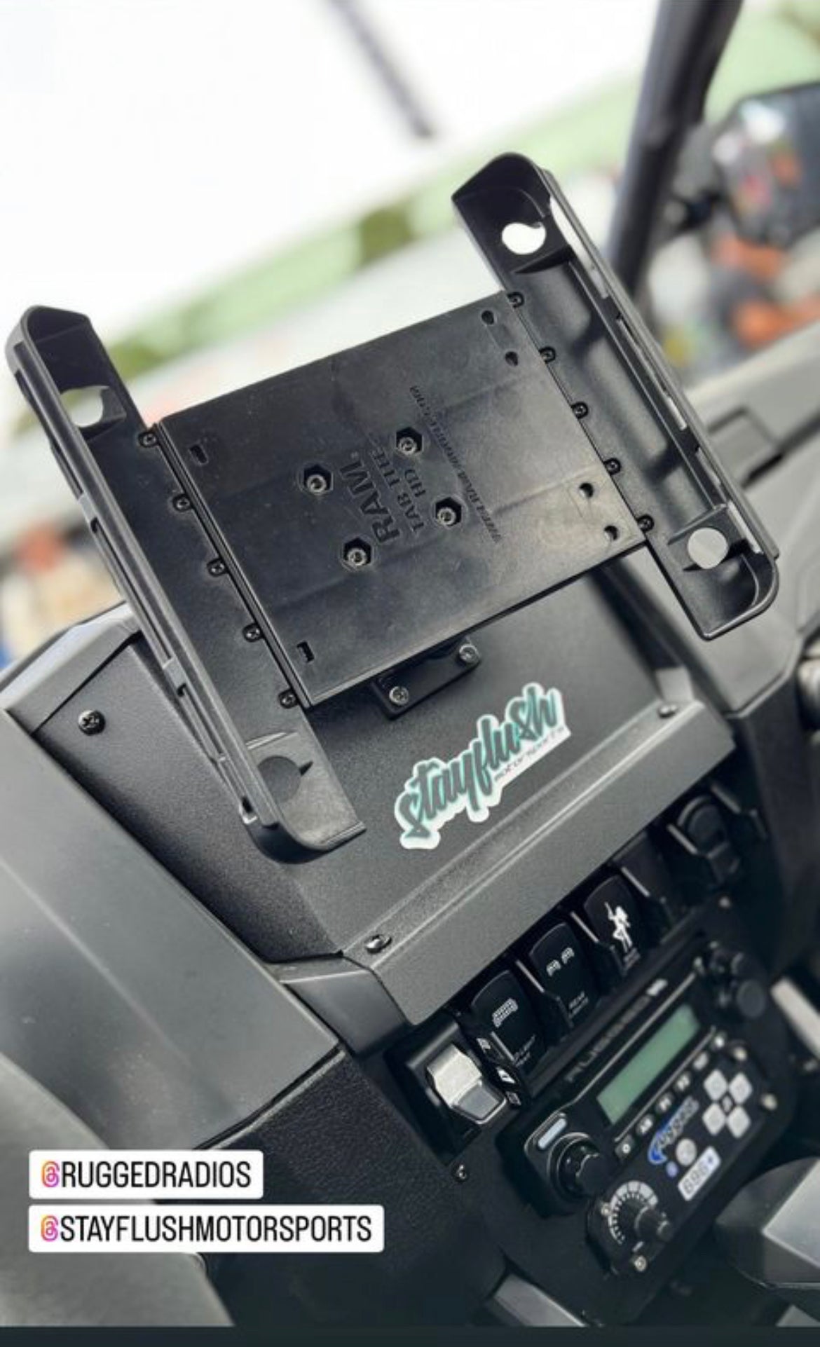 2025 Polaris RZR Pro R / XP Universal Tablet / GPS Mount – StayFlush Motorsports