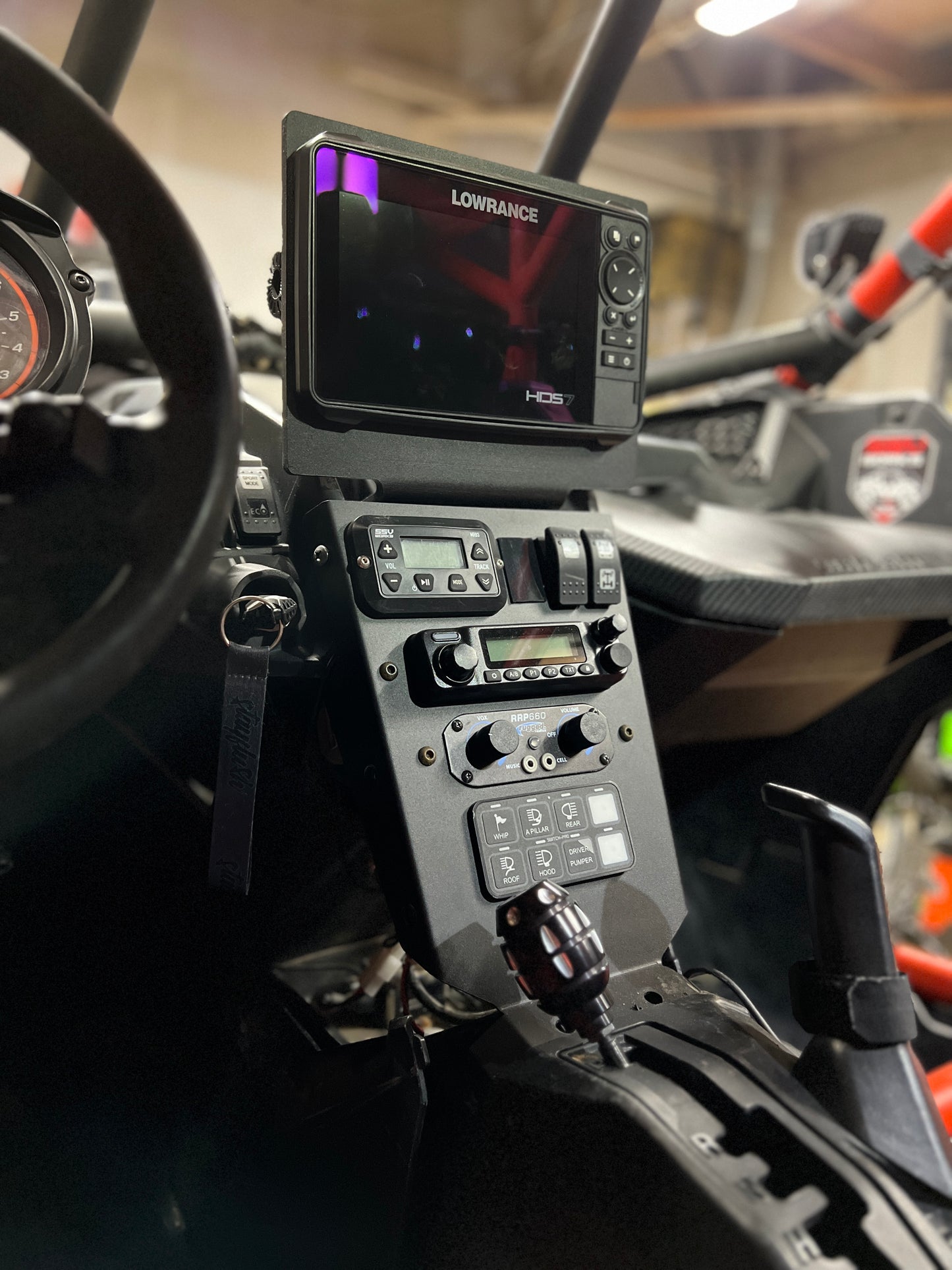 Can-Am X3 Lowrance HDS7 GPS Mount (2017–2025) – StayFlush Motorsports