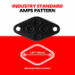 Tackform Tablet Mount | 3.5" Arm | Diamond Pattern Base