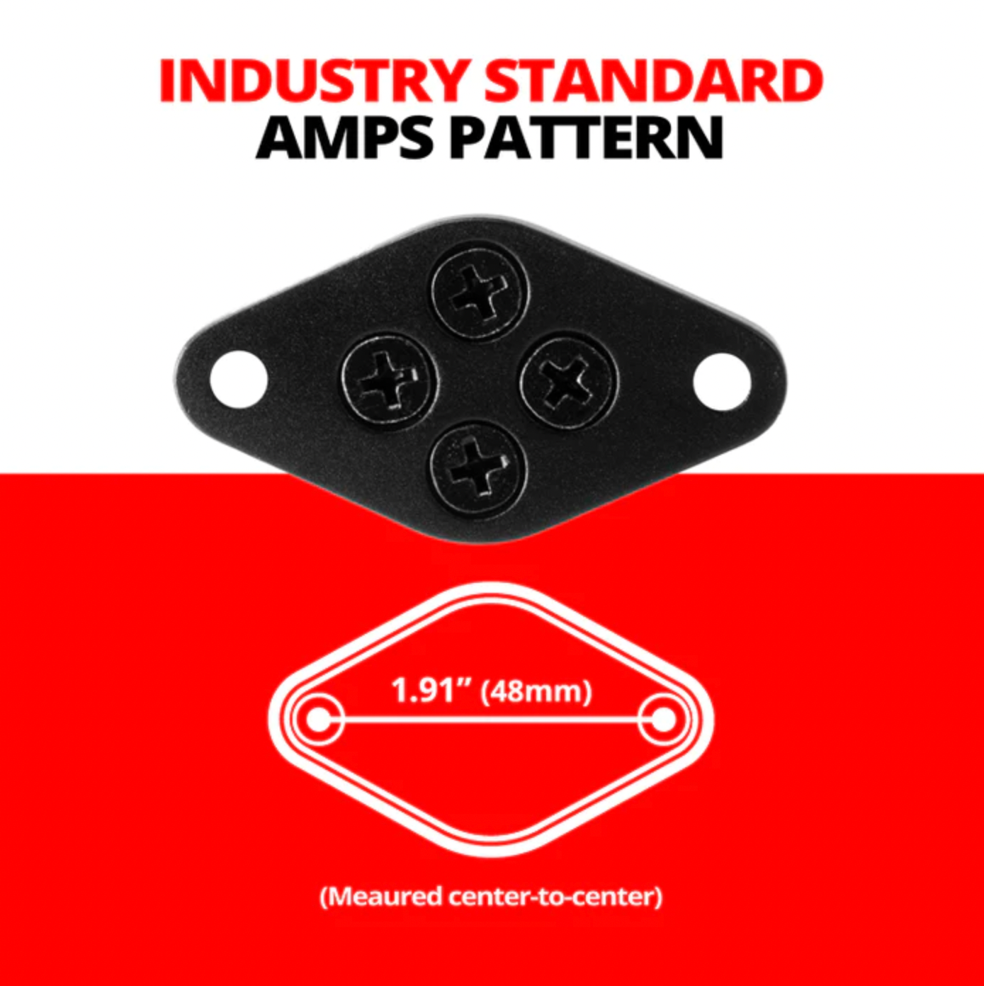 Tackform Tablet Mount | 3.5" Arm | Diamond Pattern Base