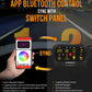 AR-820 RGB Switch Panel with APP, Toggle/ Momentary/ Pulsed Mode Supported (Two-Sided Outlet)