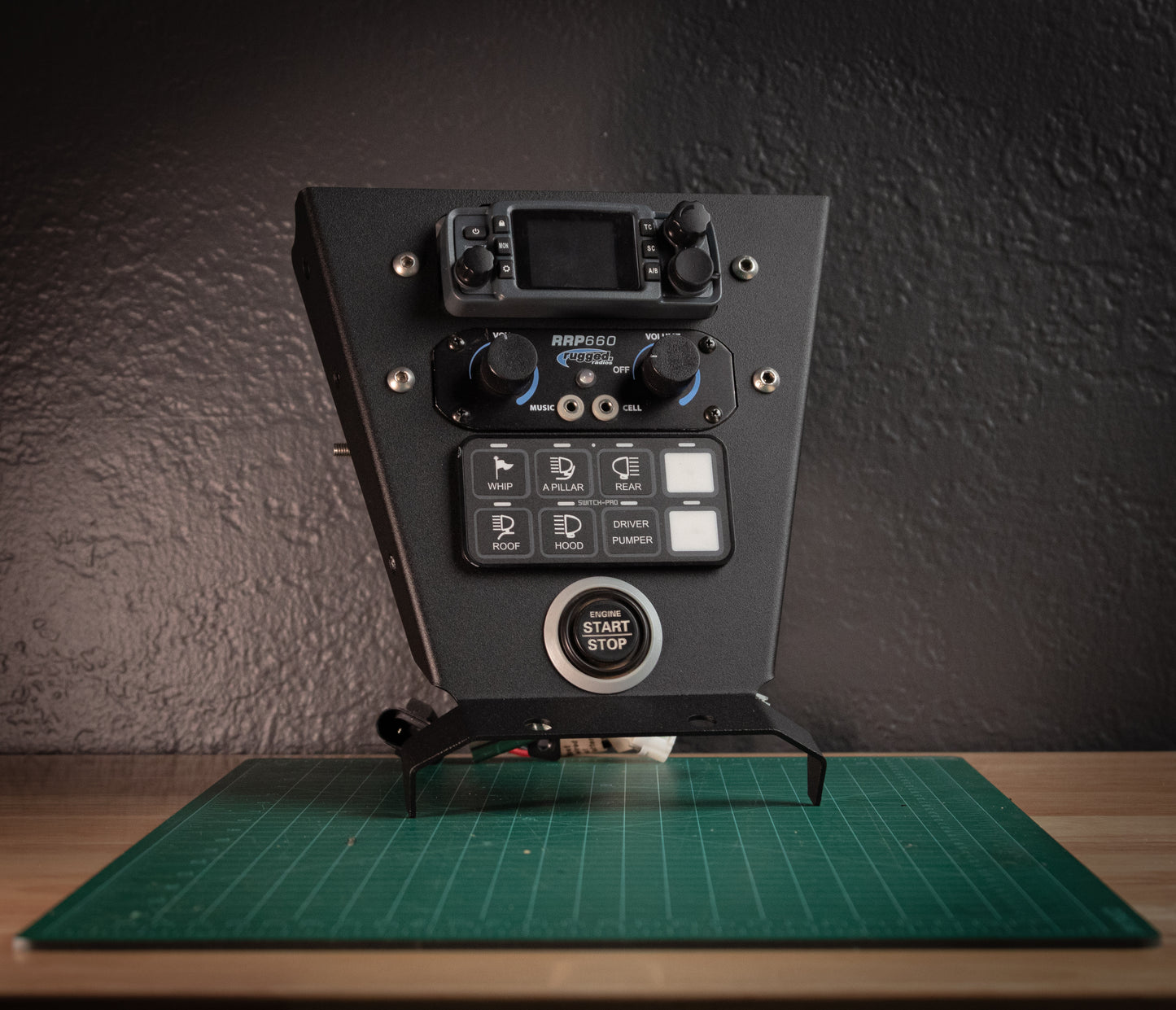 Universal ABM Mini Radio + Switch-Pros Mount – StayFlush Motorsports