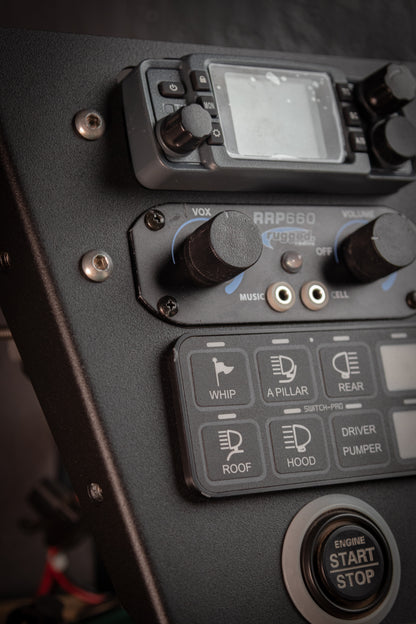 Universal ABM Mini Radio + Switch-Pros Mount – StayFlush Motorsports
