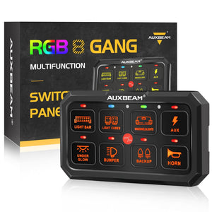 RA80 XL RGB Switch Panel, Larger Size, Toggle/ Momentary/ Pulsed Mode Supported