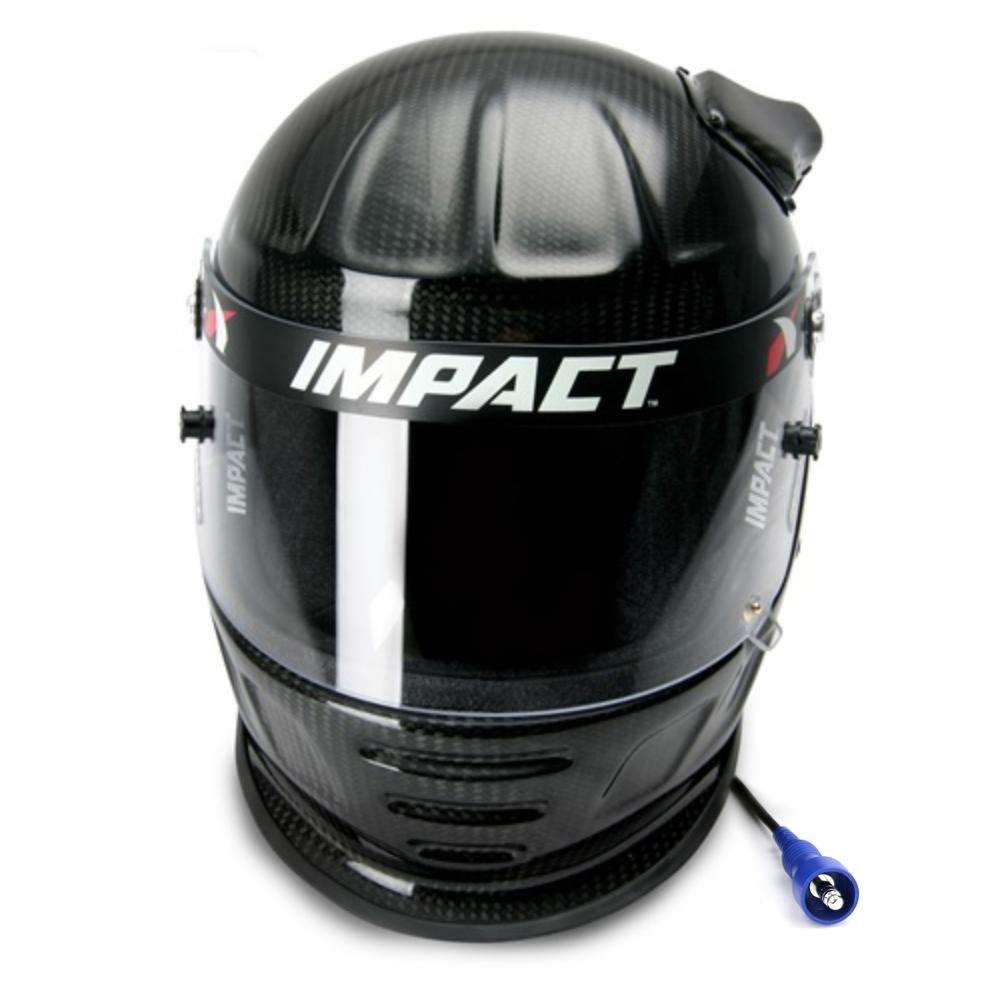 Impact RACE Offset Air Draft OS20 Helmet With OFFROAD Wired Helmet Kit