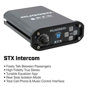 2 Person - BUILDER KIT with STX STEREO Bluetooth Intercom and M1 Waterproof Rugged Radio