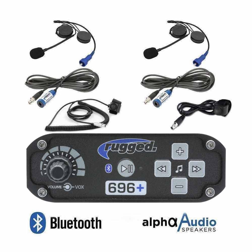 Radio Intercom Rk109 Rugged Radio 2 Person - RRP696 PLUS Intercom System with Alpha Audio H ...