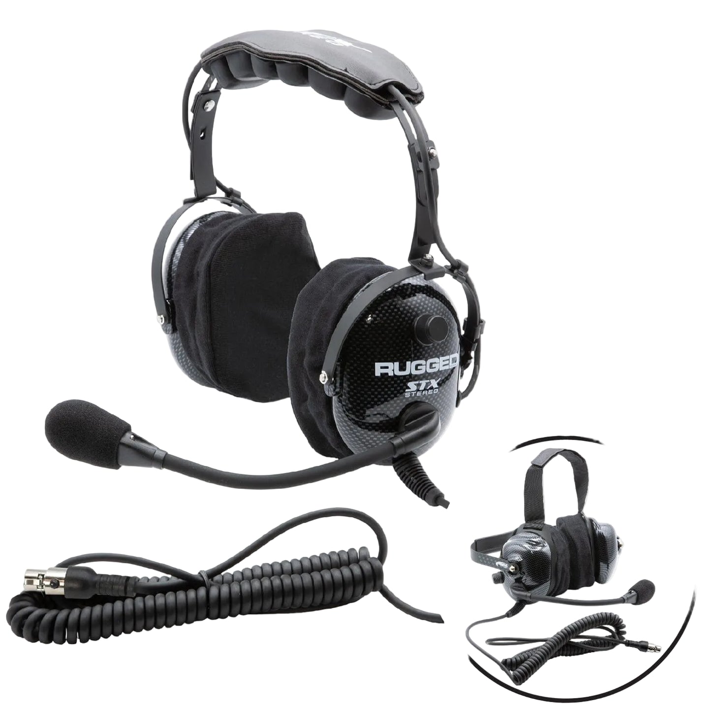 ULTIMATE HEADSET for STEREO and OFFROAD Intercoms - Over The Head or Behind The Head